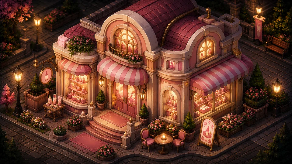 Pink boutique for the Apps and Tools district